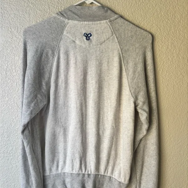 TNA Cream Knit Sweater Gray - Image 3