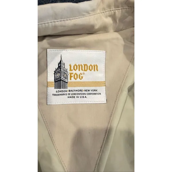 VTG LONDON FOG Trench Coat made in USA - Image 12