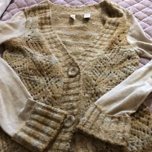 BKE cardigan sweater with big buttons! - Image 2