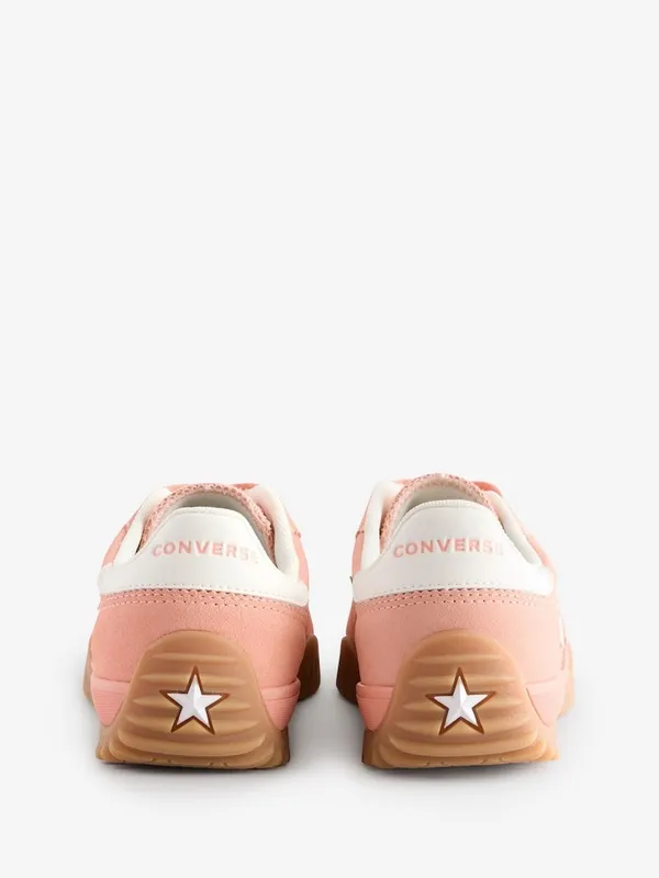 NEW Converse Pink Run Star Low Trainers Suede Lace Up M-8 W-9.5 - Image 5