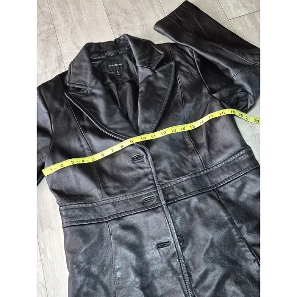 Black Leather Button - Image 6