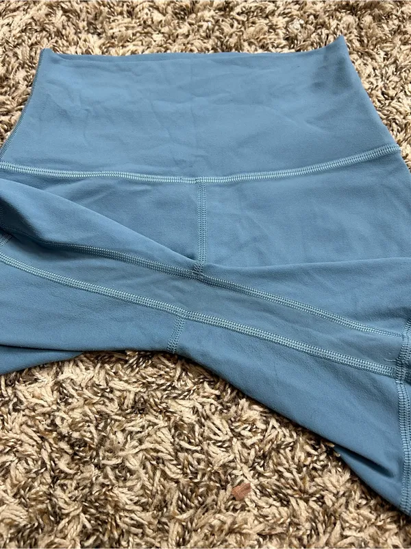 Lululemon Align High-Rise Short 6 Utility Blue Sz 2 - Image 6