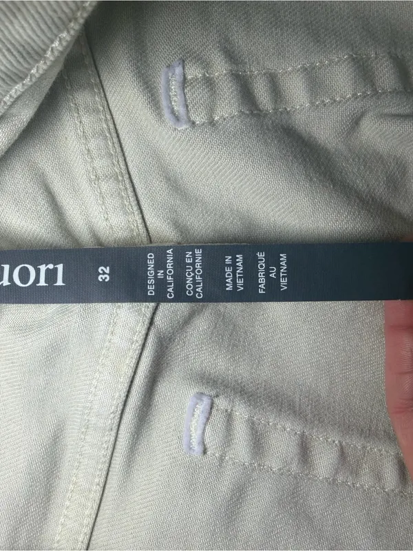 Vuori Vintage Wide Leg Jean Bone Denim Jeans 32. - Image 8