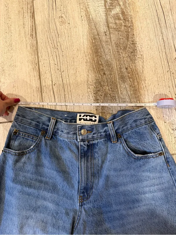 KBB by Kahlana High Waisted Barrel Jeans - Image 3