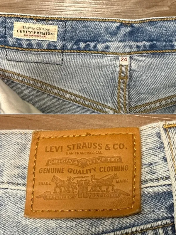 Levi’s Premium Dad Jeans Charlie Boy 24 Fits 26x29 High Rise Relaxed $98 - Image 6