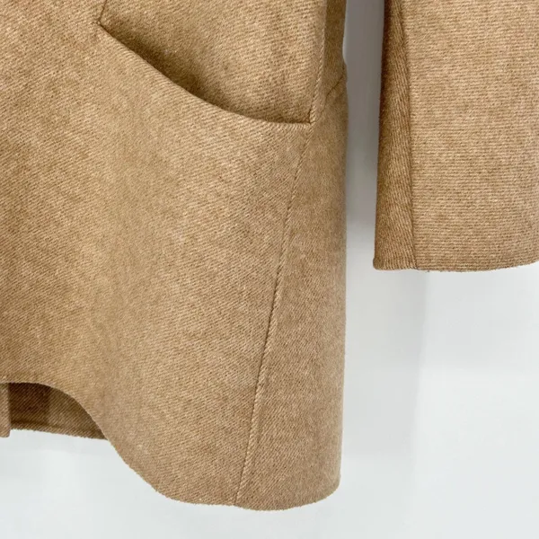 Zara Woman Wool Blend Cardigan Womens Medium Open Front Sweater Jacket Hand Made - Image 4