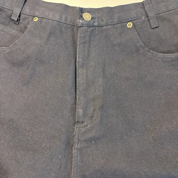 Penny Lane Jeans Women's Black Denim Shorts Size 14 100% Cotton Mid Rise Casual - Image 4