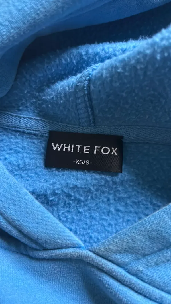 White Fox Boutique Hoodie Blue - Image 5