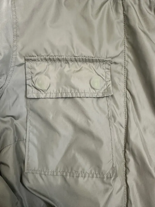 Gap Green Cargo Windbreaker Jacket | Utility Pockets | Cinched Waist | Size XS - Image 6