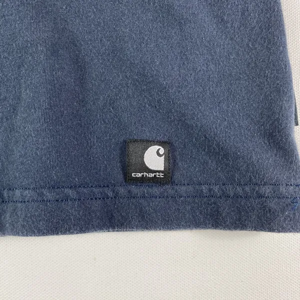 Carhartt For Women T-Shirt Size XS Blue Short Sleeve Stretch WK204 NVY - Image 6