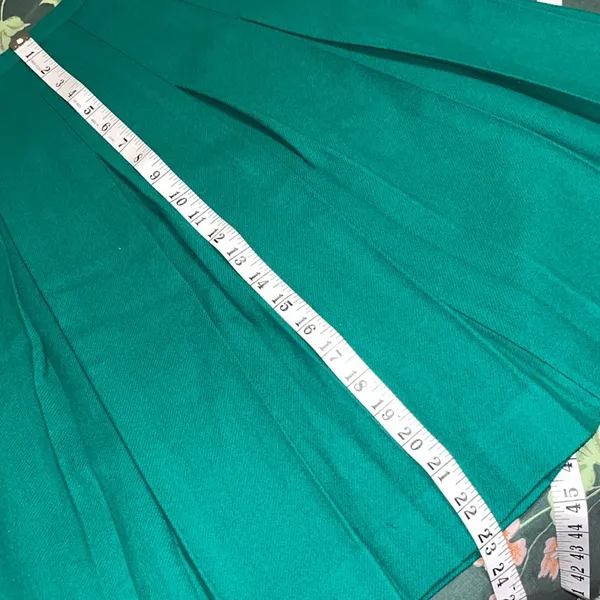 Vintage Wool Pleated Union Made Cheer Skirt Varsity Pleated Skirt - Image 7