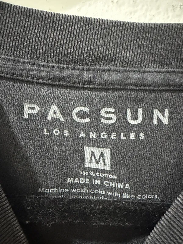 Pacsun premium T shirt charcoal black - Image 3