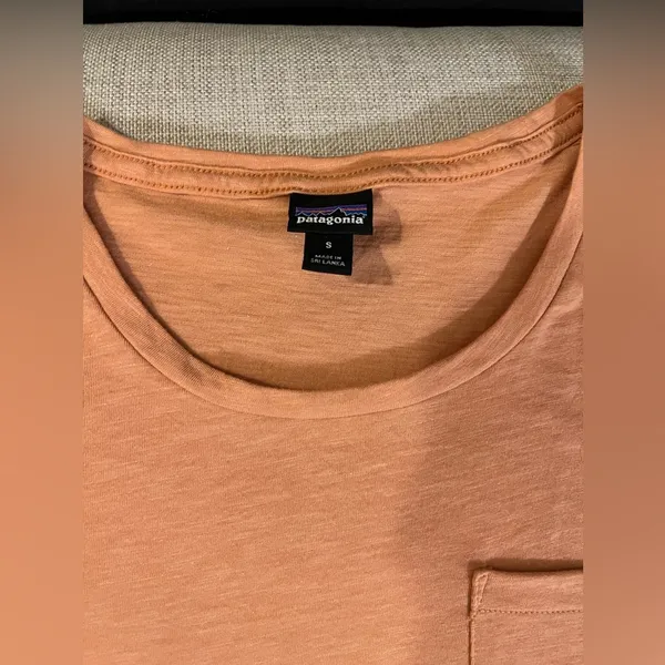 Patagonia Orange Tee. Size Small. - Image 3