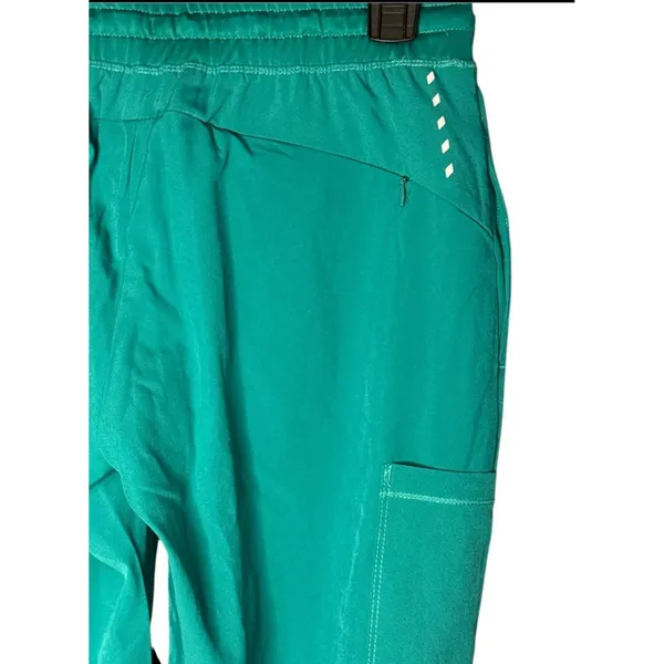 NWT‎ Barco One Boost Jogger Scrub Pants Women’s XSP Dark Jade Mid Rise 3 Pocket - Image 6