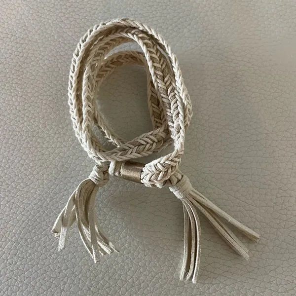 Beige Wrap Around Bracelet - Image 6
