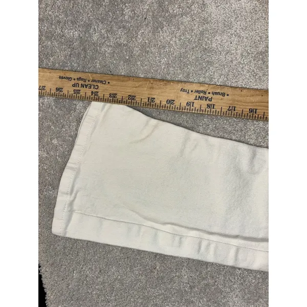 oraije paris white‎ jeans cropped flare boot cut Size Small 25x24 - Image 11