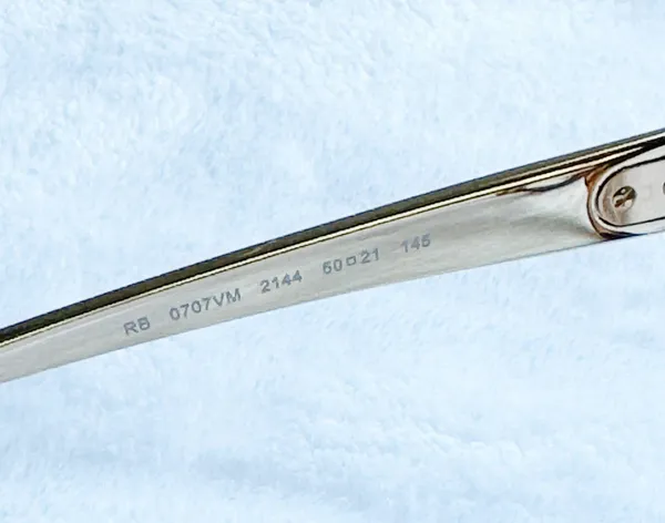 RAY BAN Women’s Striped Havana Cat Eye Tortoise Frame Eyeglasses - Image 8