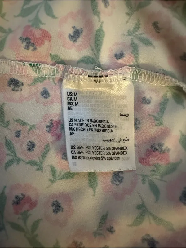 Charter Club floral blouse medium - Image 7
