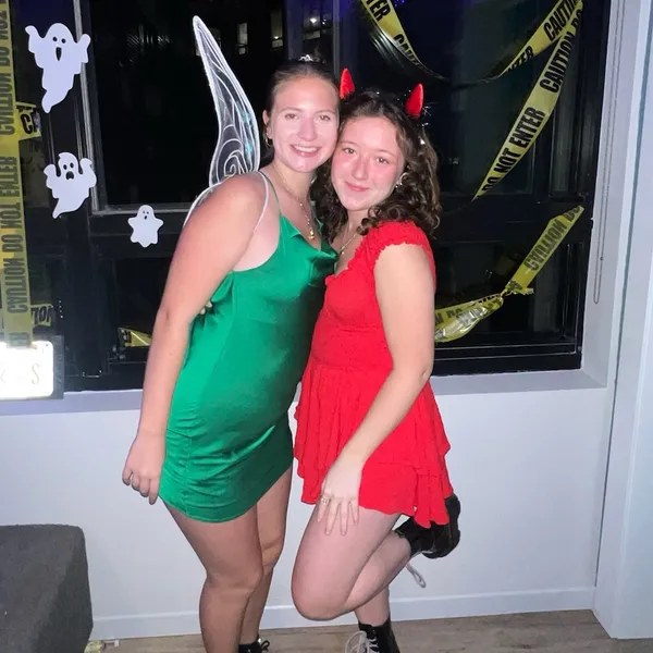 Green Satin Mini Dress - Image 2
