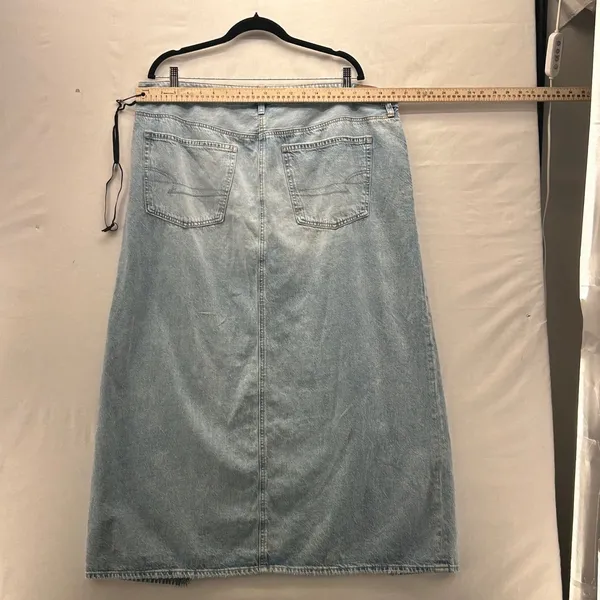 American Eagle‎ Maxi Jean Skirt Blue 20 - Image 10