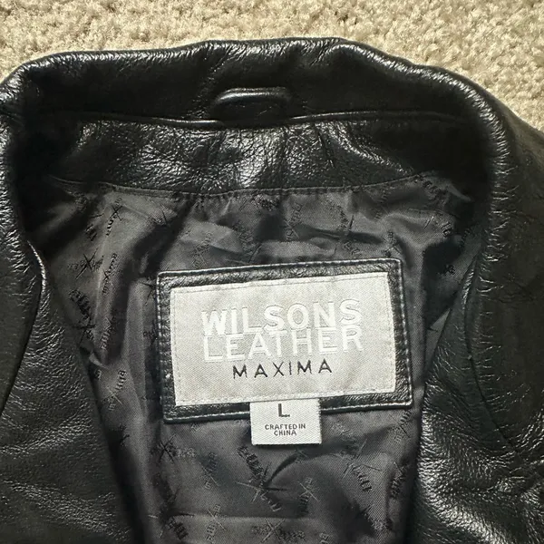 Women’s Black Leather Jacket by Wilson’s Leather - Image 5