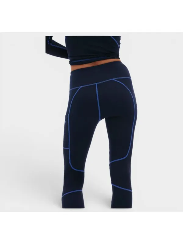 Halfdays Hallie Midweight Merino Legging Navy Blue Womens Size S Base Layer NWT - Image 7