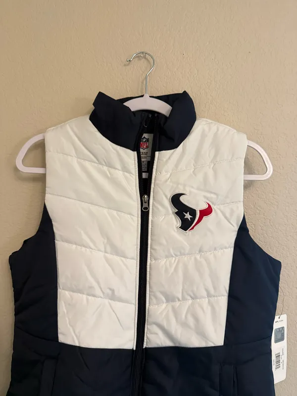 NFL Team Apparel Houston Texans NFL Puffer Vest Size M - Image 3