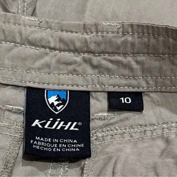 Kuhl‎ Kontra Beige Nylon Hiking Outdoor Camping Cargo Gorpcore Shorts Size 10 - Image 6