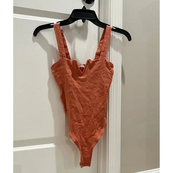 Free People Pippa V-Neckline Bodysuit - Image 2