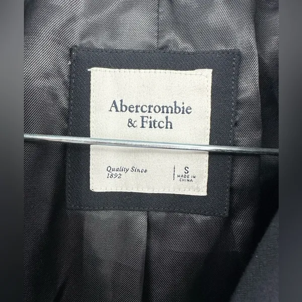 Abercrombie & Fitch Women's Classic Suiting Blazer Black Size‎ 2 - Image 3