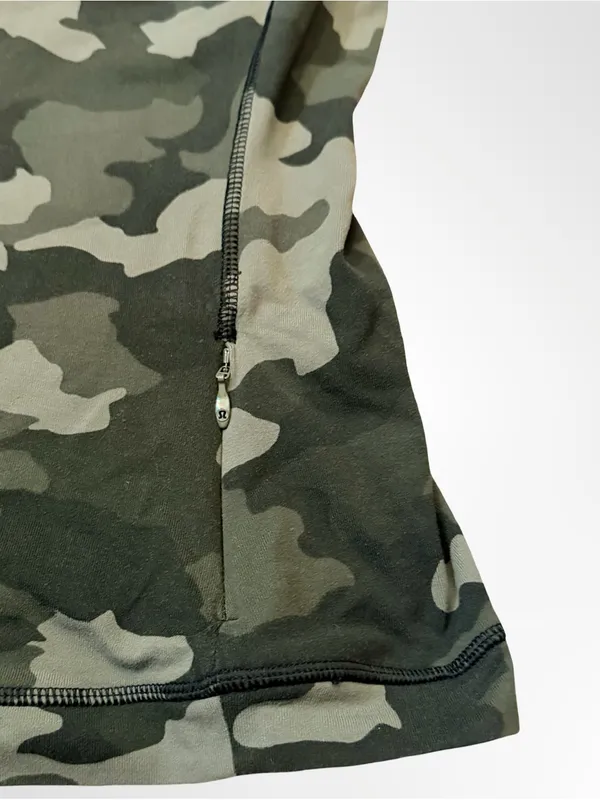 Lululemon It’s Rulu Run Long Sleeve Shirt | Olive Camo | Size 2 - Image 5