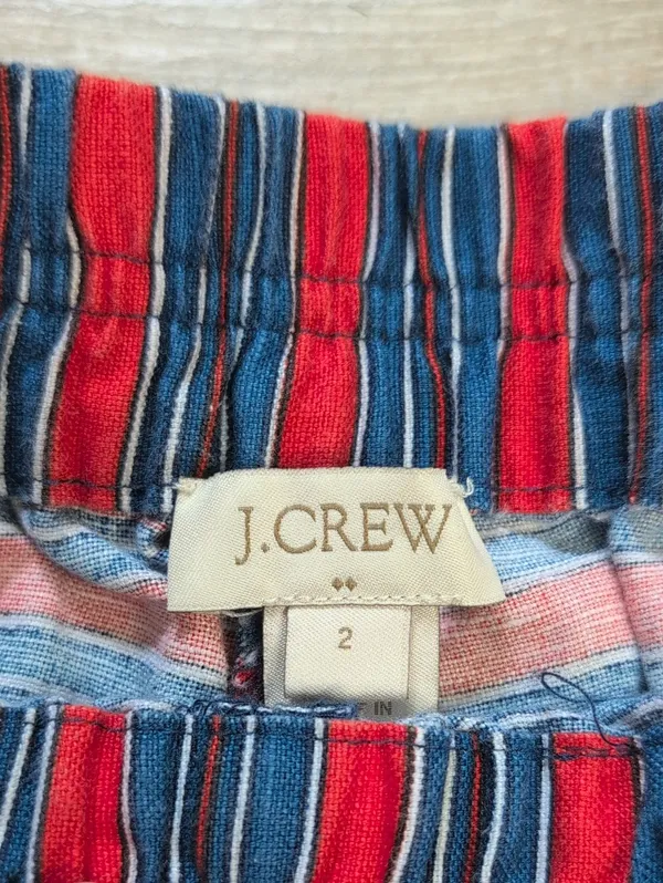 J. Crew Elastic Waist Shorts | J. Crew Linen Blend Striped Boardwalk Shorts - Image 3