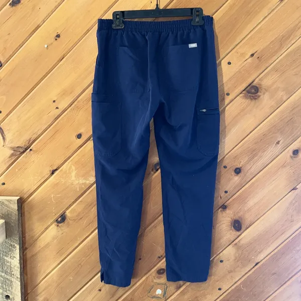 FIGS scrubs navy blue technical collection pants - Image 7