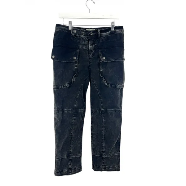 Free People We‎ The Free Hot In It Moto Pants in Black sz 10 - Image 5