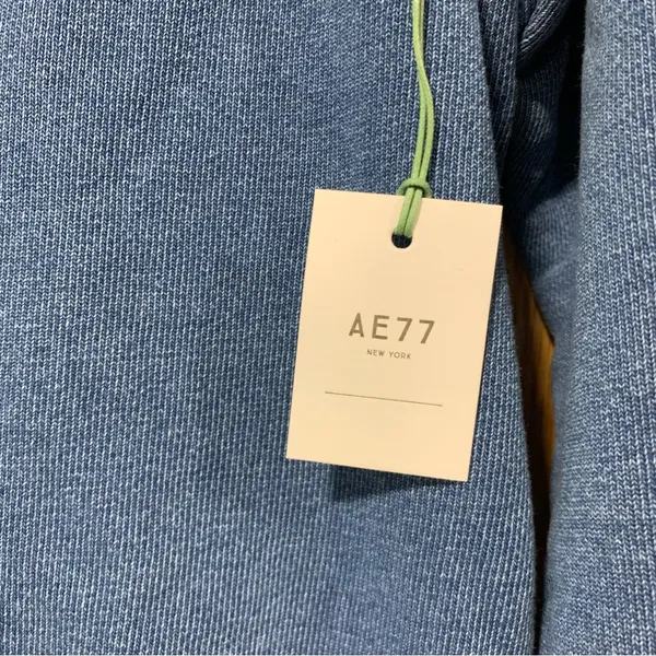 AE77 Blue Crewneck Pullover Sweater - Size Small - Image 5