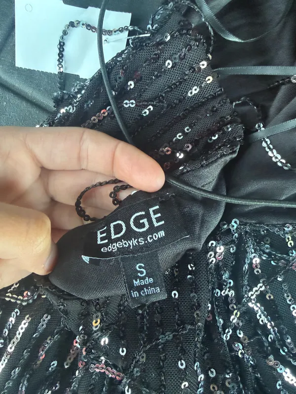 Edge Fringe Sequin Mini Dress - Image 4