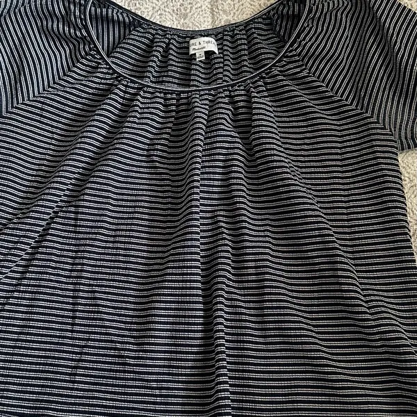 Madewell Texture And Thread Peasant Top In Stripe - Image 3