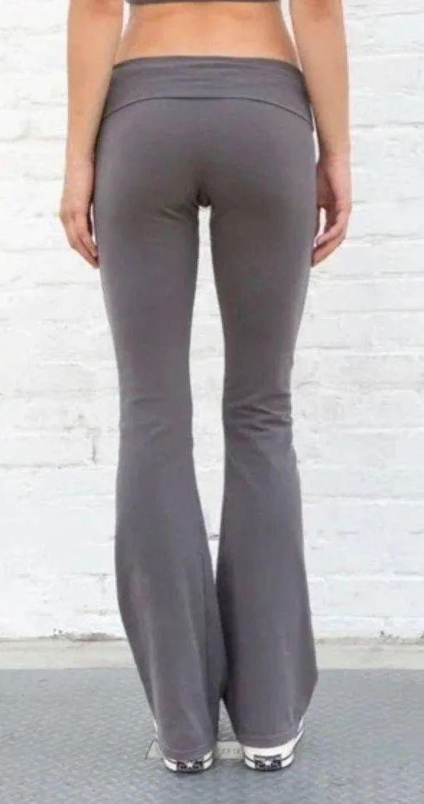 Brandy Melville Black Wide Leg Pant - Image 4