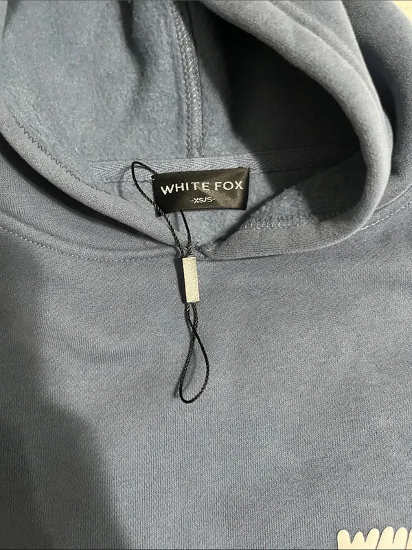 White Fox Boutique Navy Blue Pullover Hoodie - Image 2