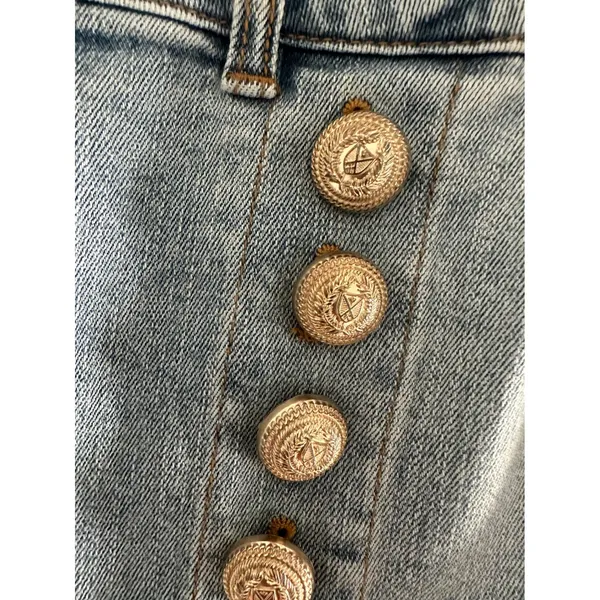 Generation Love Justine Button Fray Denim Pants Jeans 27 - Image 3