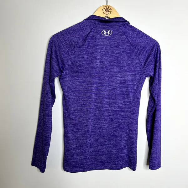 Under Armour Purple Quarter Zip Athletic Top - Image 5