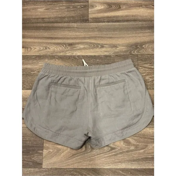 Athleta Light Gray Drawstring Athletic Shorts - Image 4