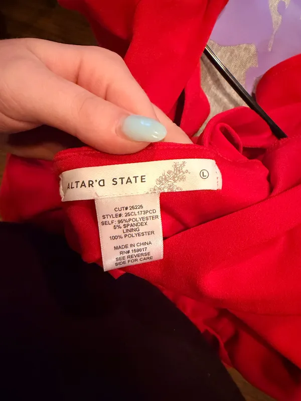 Altar'd State Dress Red - Image 3