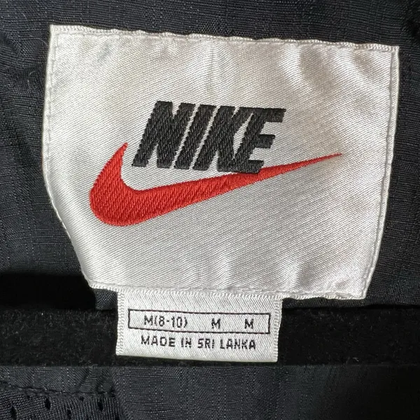 Vintage Nike Women's M Full Zip-Embroidered Swoosh Nylon Windbreaker 90's Jacket - Image 8