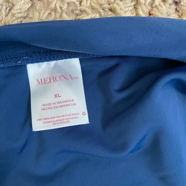 Women’s Merona Blue Swim Bottoms size XL - Image 9