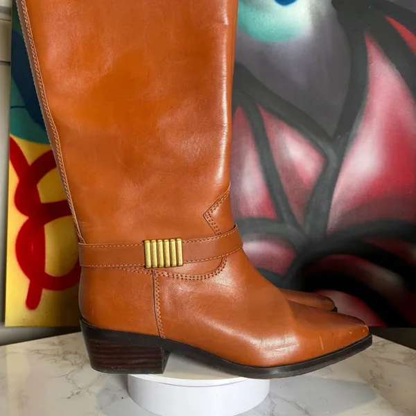 Vince Camuto Women's MELISE Knee High Brown Boot Size 7.5 - Image 9