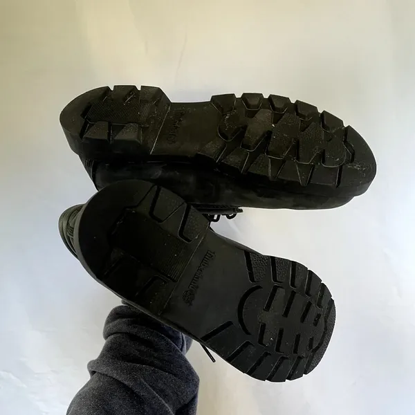 Timberland‎ Ortholite dark gray suade boots primaloft women's size 7 lace up - Image 4