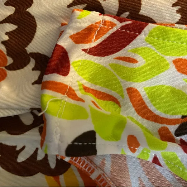 Unbranded Orange & Yellow Sleeveless Floral Maxi Dress Size LG - Image 9