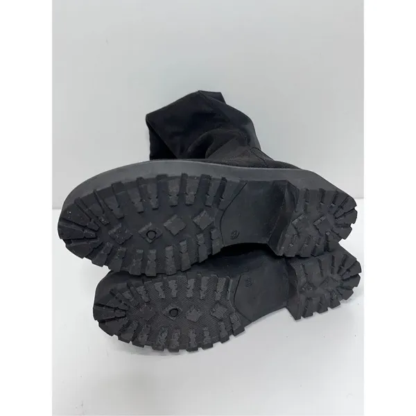 Dirty Laundry Knee High‎ Boots Womens Black Platform Size 6.5 Side Zip Closure - Image 10