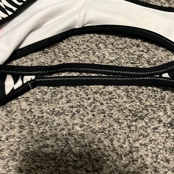 Victoria’s Secret Bikini Bottoms Aztec Black White - L - Image 5